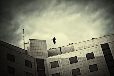 Low angle view of building against sky