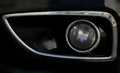 Close-up of vintage car