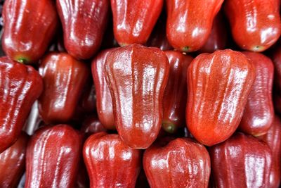 Full frame shot of red tomatoes