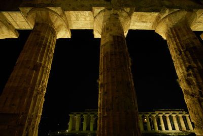 Low angle view of historical building
