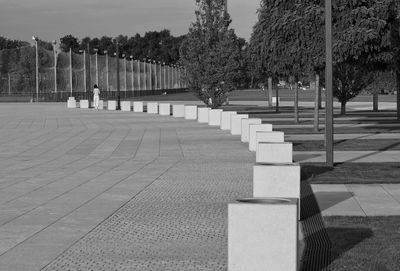 View of cemetery