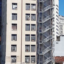 Low angle view of buildings in city