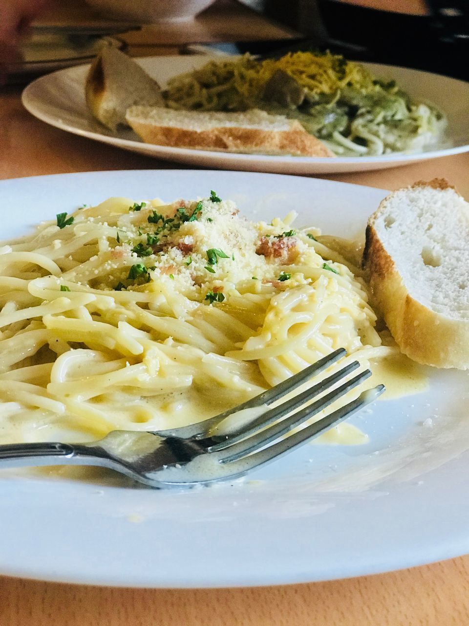 CLOSE-UP OF BREAKFAST SERVED ON PLATE