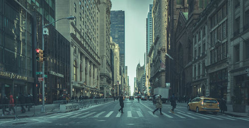 View of city street