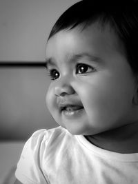 Portrait of cute baby girl