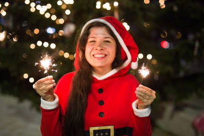 Portrait of a smiling young woman