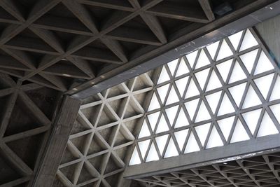 Low angle view of ceiling of building