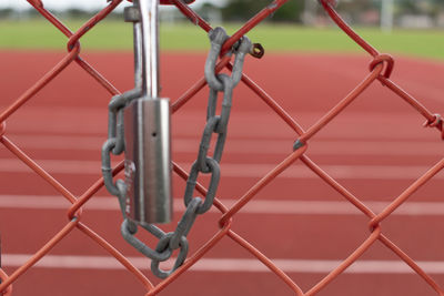 Close-up of chainlink fence