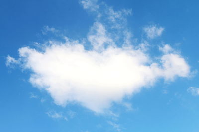 Low angle view of clouds in sky