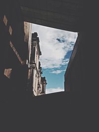 Low angle view of building against sky