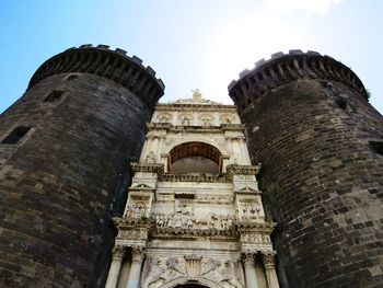 Low angle view of historical building