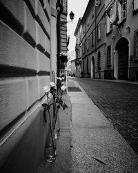 Bicycle on street in city