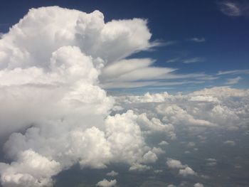 Low angle view of clouds in sky