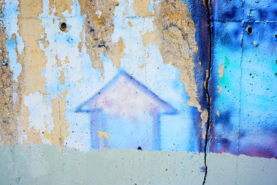 Full frame shot of weathered wall