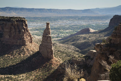 Colorado national monument on a sunny day in sw colorado.