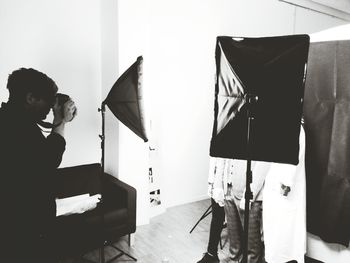 photographing