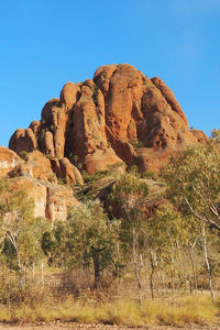 View of rock formation