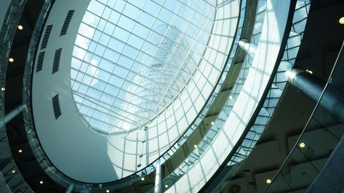 Low angle view of modern building