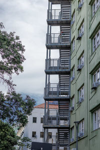 Low angle view of building against sky