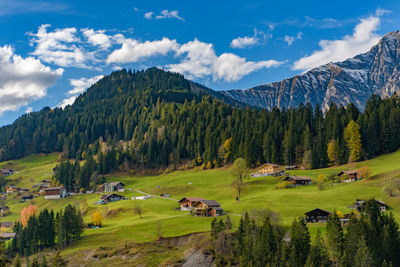 Panoramic view of landscape against sky