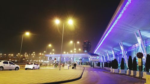 Road at night