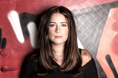 Portrait of a beautiful young woman