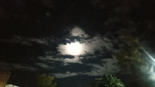 Low angle view of storm clouds in sky