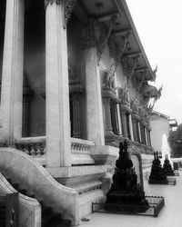 Low angle view of architectural columns