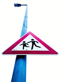 Close-up of road sign