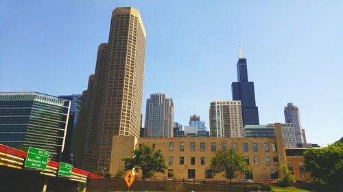 Low angle view of modern building