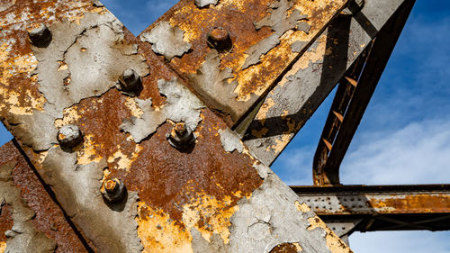 Full frame shot of rusty metal