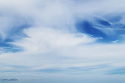 Low angle view of clouds in sky