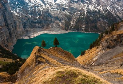 Scenic view of mountains