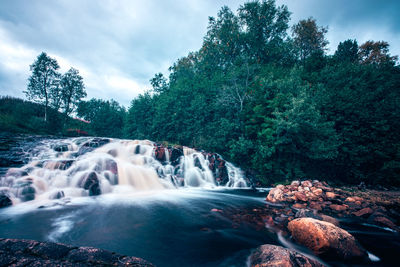 Waterfall in forest