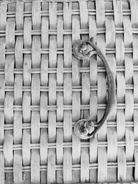 Close-up of wicker basket