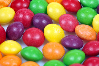 Full frame shot of colorful candies