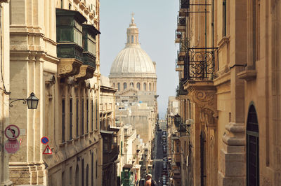 Panoramic view of buildings in city