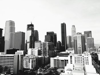 Low angle view of modern buildings