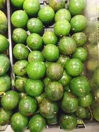 Close-up of fruits at market stall