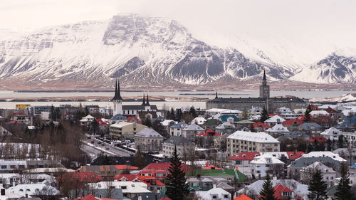 Aerial view of rejkiavik