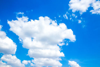 Low angle view of clouds in sky