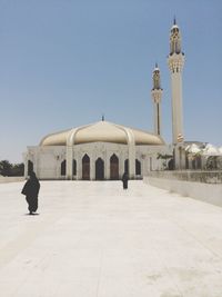 View of historical building against clear sky