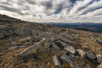 Landscape in the rocky mountains, colorado