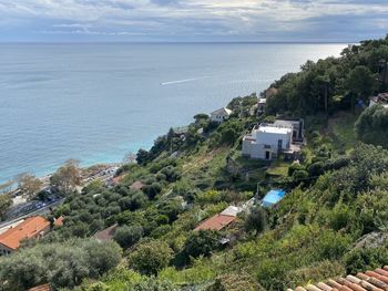 View panoramic of spotorno,italy