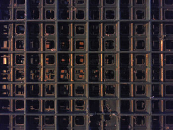 Full frame shot of metal grate