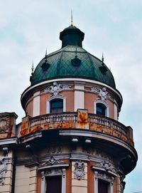 Low angle view of building against sky