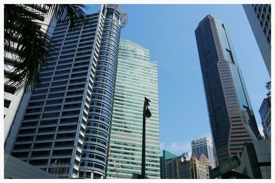 Low angle view of modern building