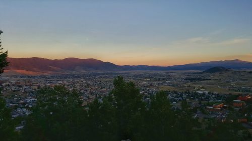 View of cityscape against sky
