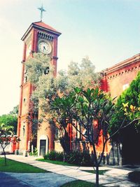 Low angle view of church