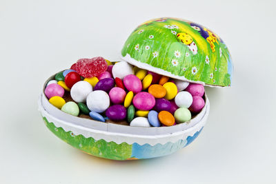 Close-up of multi colored candies